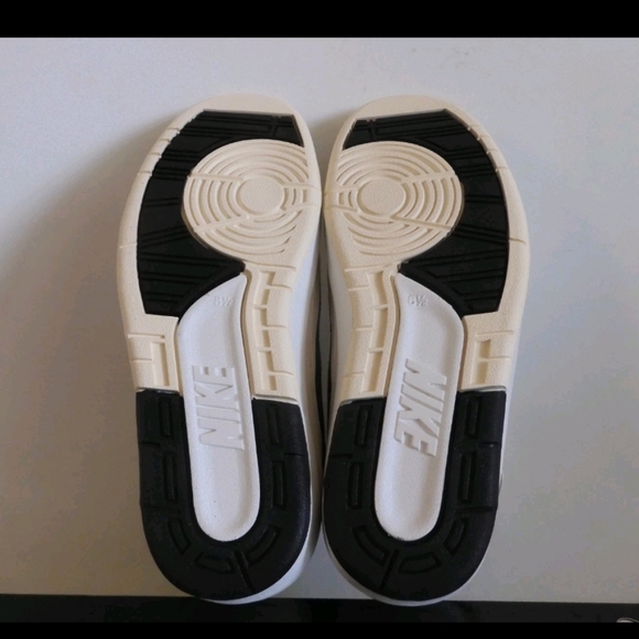 Nike Air Jordan 2 In Sail/Coconut Milk- Black Sneakers - Picture 4 of 7